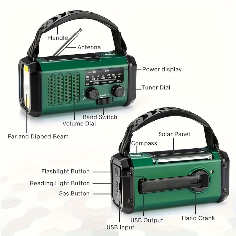 Skuggor Eco Friendly Emergency Radio With Various Functions