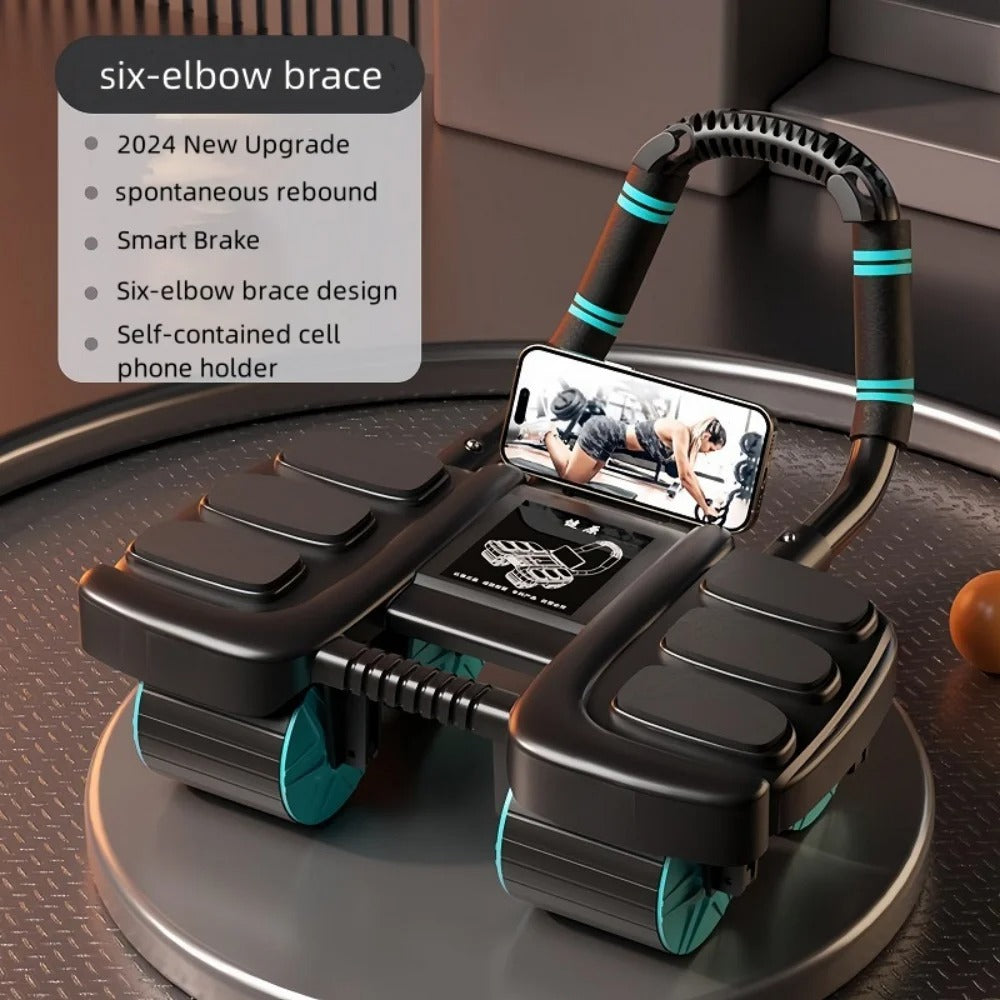 Skuggor FlexCore Automatic Rebound Ab Wheel With Elbow Pads