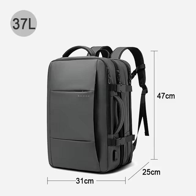 Skuggor Waterproof Travel Backpack With Expandable Capacity For Journeys