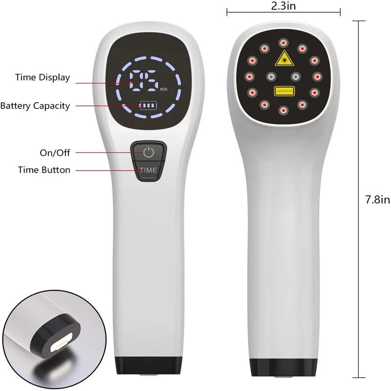 Skuggor LumaPulse Upgraded Cold Laser Red Light Therapy Device