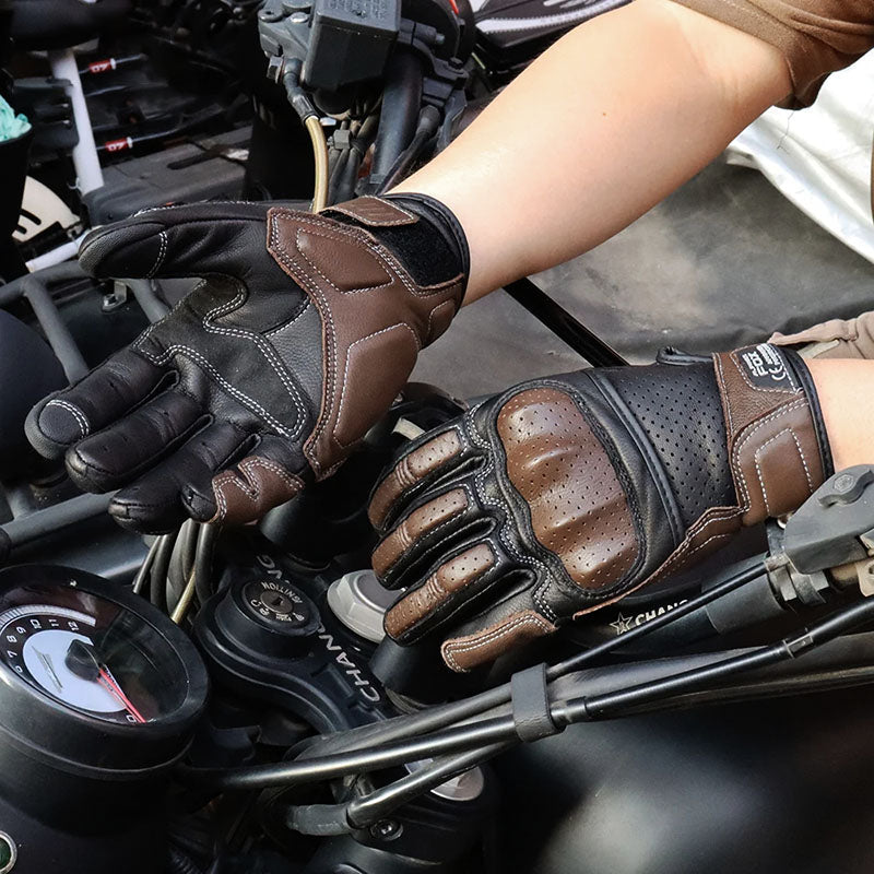 VintageGrip Motorcycle Gloves | Skuggor