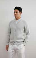 Men’s Ribbed Zip Sweater