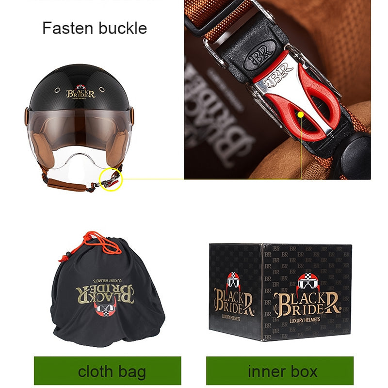 Skuggor Carbon Fiber Construction Motorcycle Helmet Edition