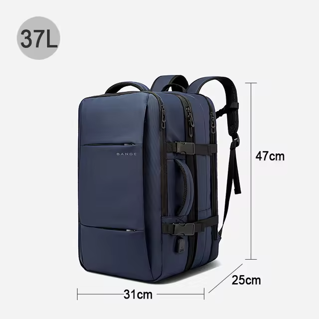 Skuggor Waterproof Travel Backpack With Expandable Capacity For Journeys