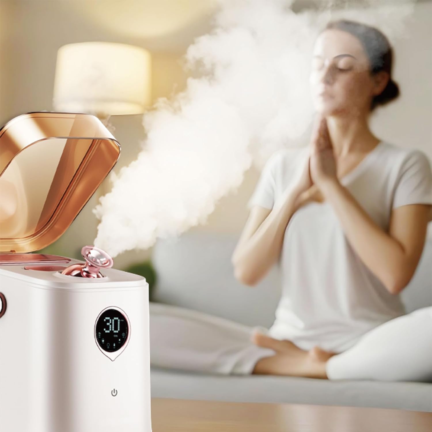 Skuggor Nova 6-in-1 Ionic Facial Steamer for Deep Skin Cleansing