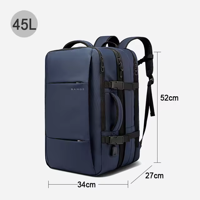 Skuggor Waterproof Travel Backpack With Expandable Capacity For Journeys