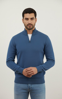 Men’s Zip Mock-Neck Sweater