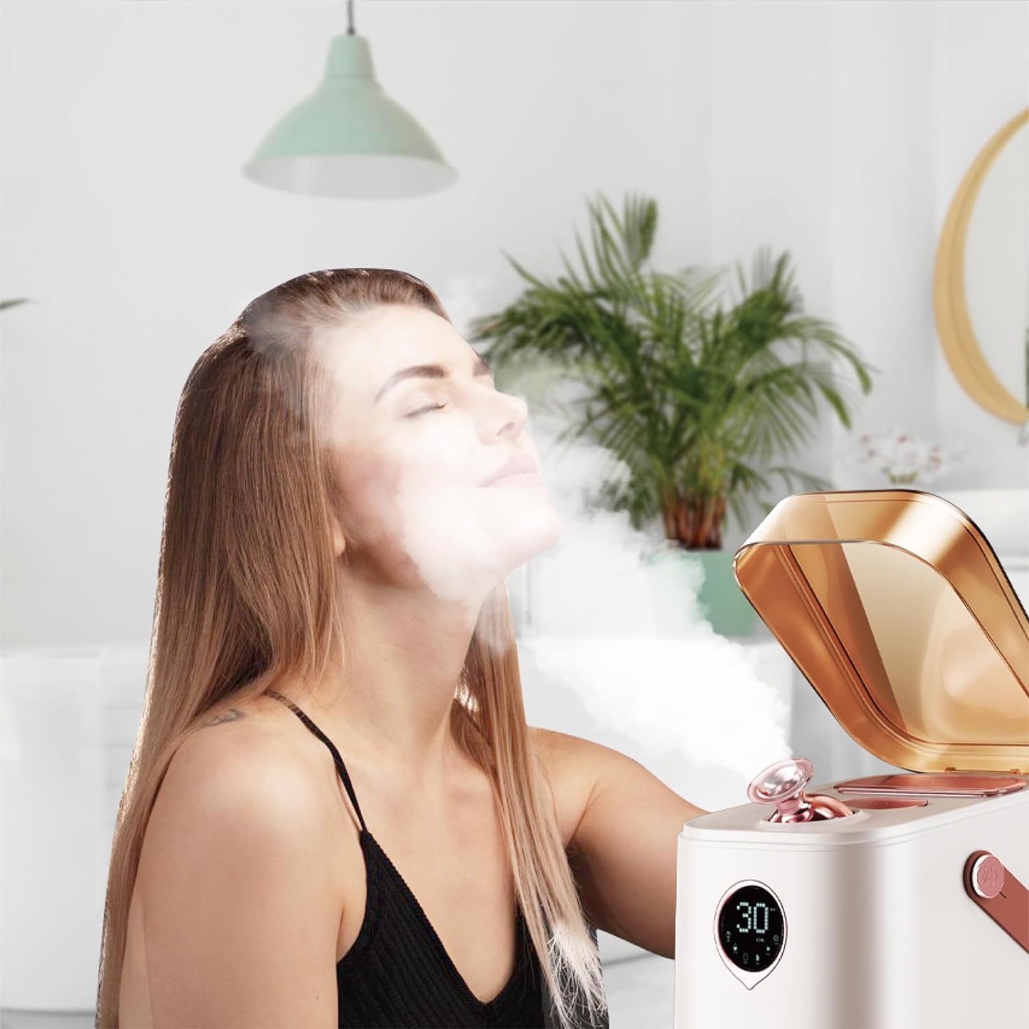 Skuggor Nova 6-in-1 Ionic Facial Steamer for Deep Skin Cleansing