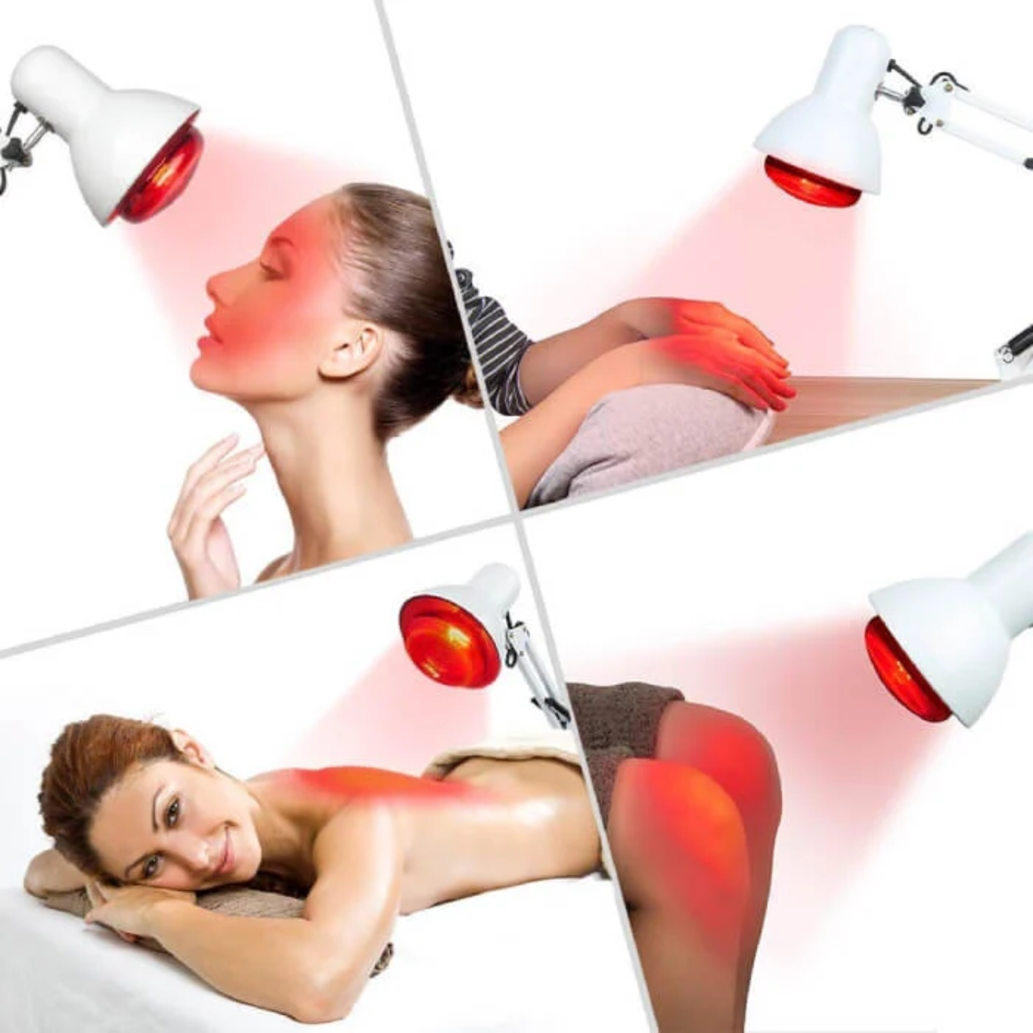 Skuggor Infrared Heating Lamp With Stand For Red Light Therapy