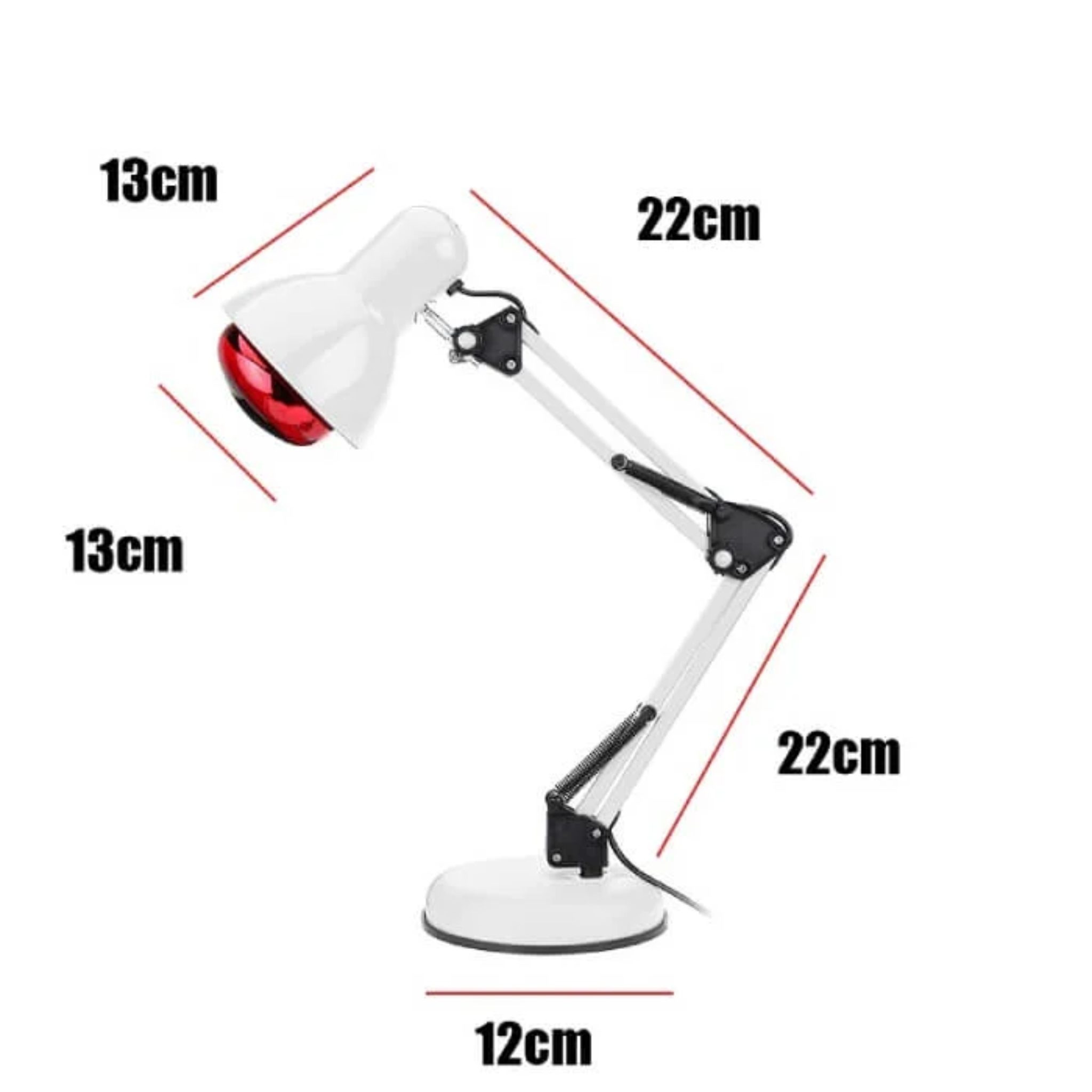 Skuggor Infrared Heating Lamp With Stand For Red Light Therapy