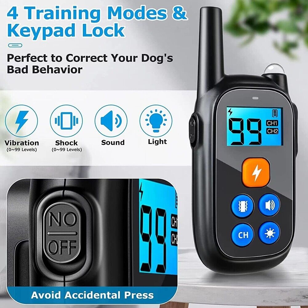 Skuggor Remote Control Anti Bark E Collar For Dog Training