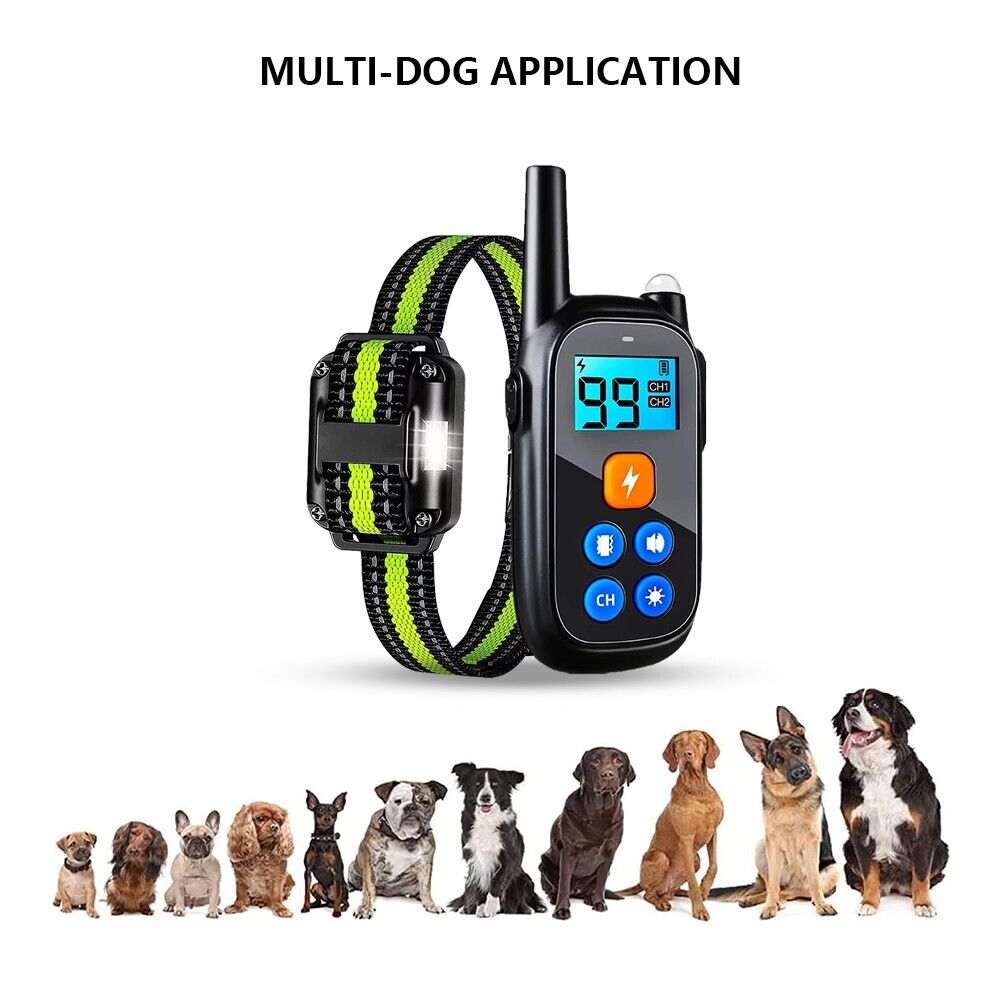 Skuggor Remote Control Anti Bark E Collar For Dog Training