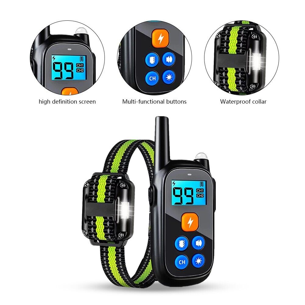 Skuggor Remote Control Anti Bark E Collar For Dog Training