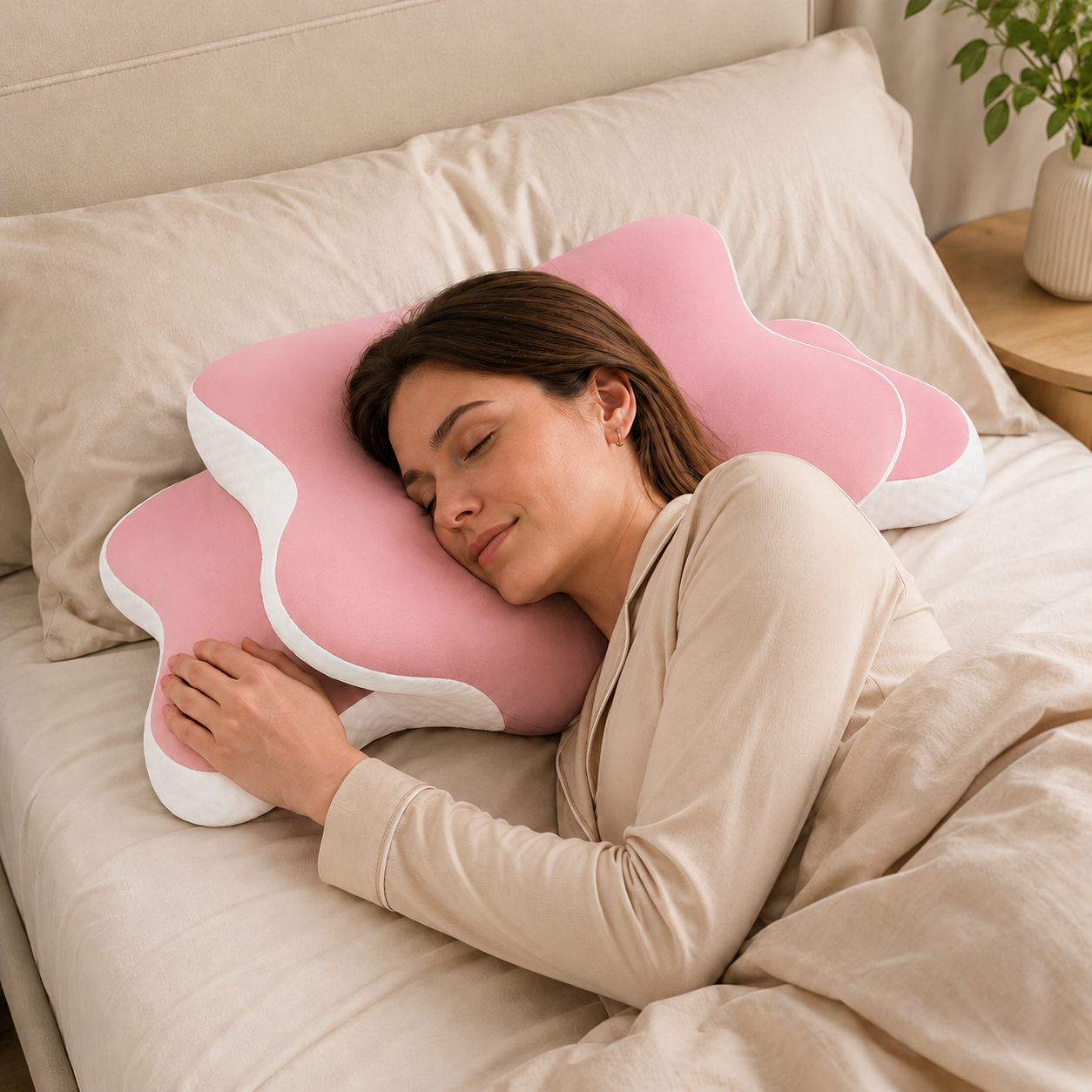 Skuggor Ergonomic Cervical Memory Foam Pillow