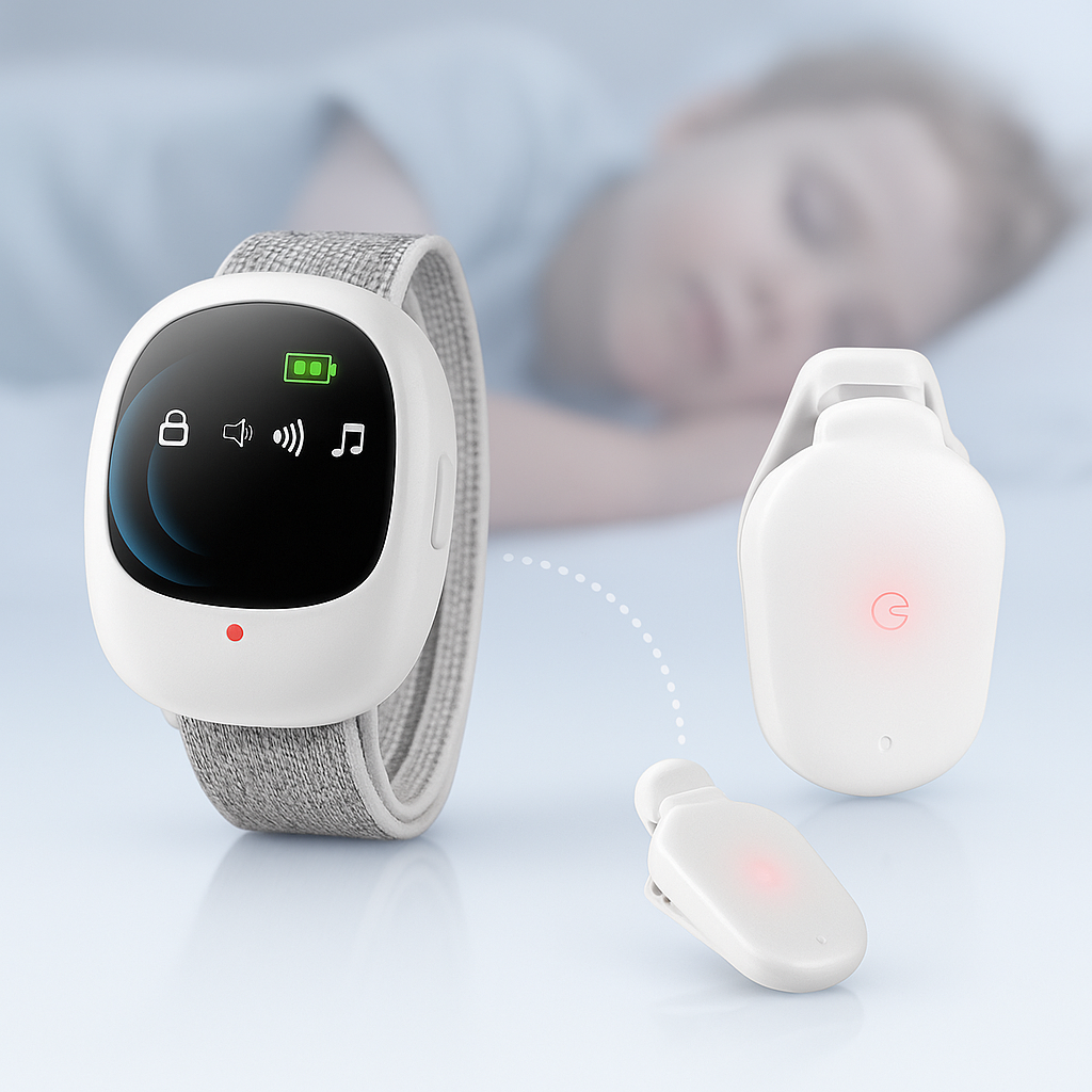 Skuggor Bedwetting Alarm With Vibration Sensor For Children
