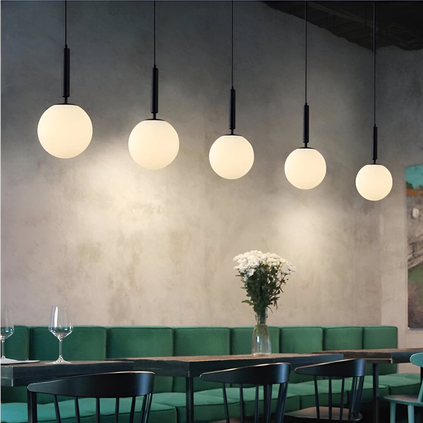 LumaSphere | Glass Orb LED Pendant Lights | Skuggor