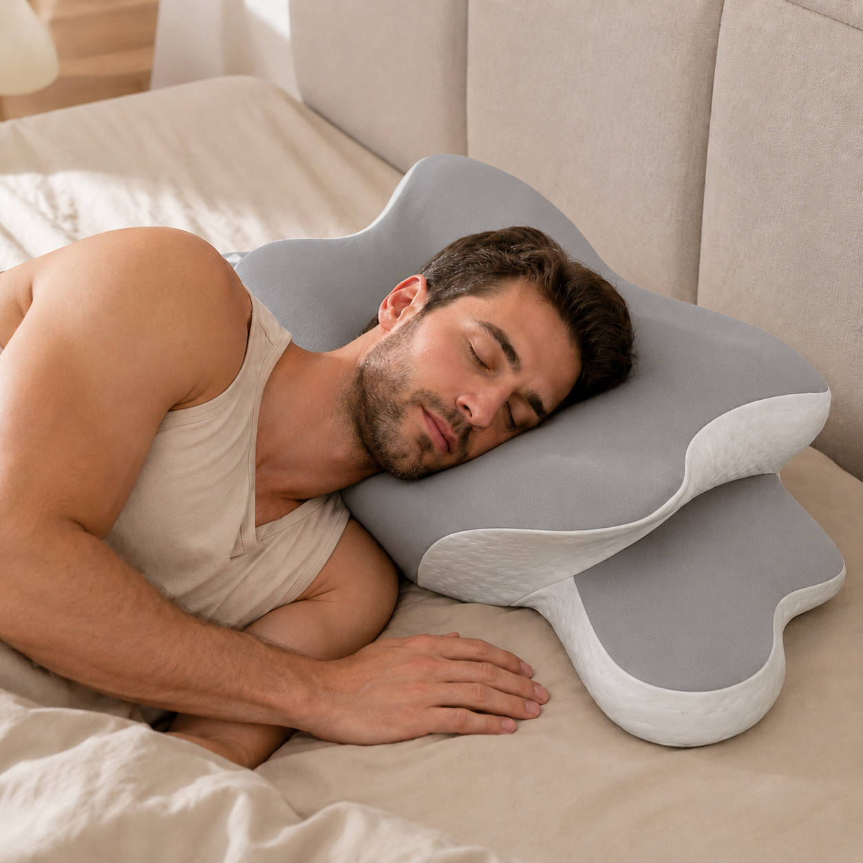 Skuggor Ergonomic Cervical Memory Foam Pillow