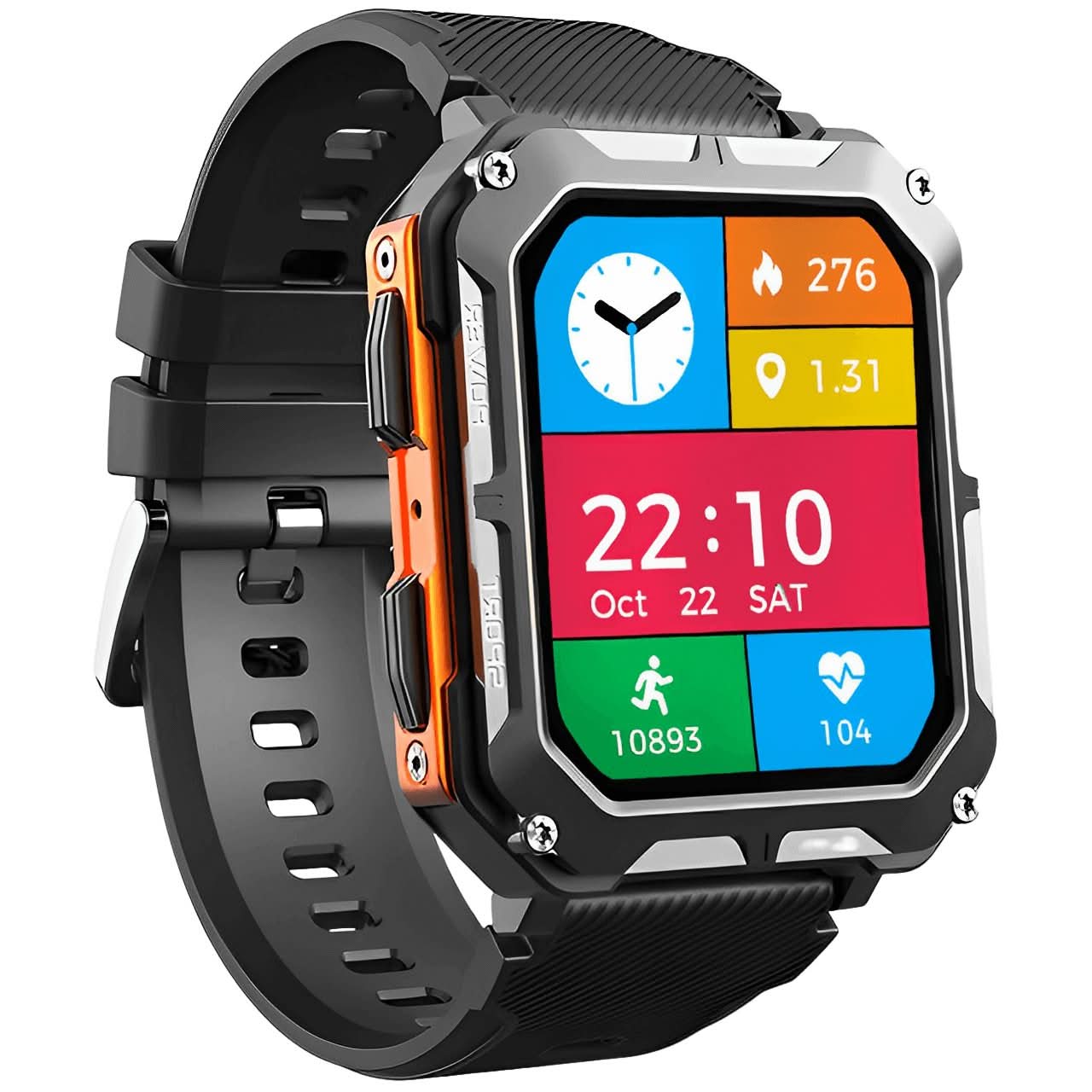 Skuggor IronPulse Rugged Smartwatch ArmorForge Edition Series