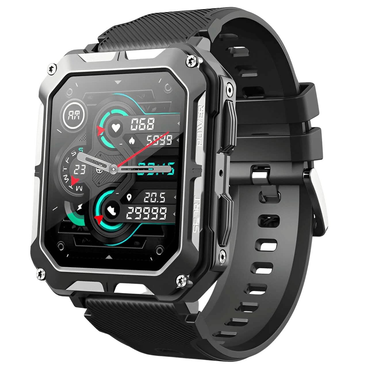 Skuggor IronPulse Rugged Smartwatch ArmorForge Edition Series