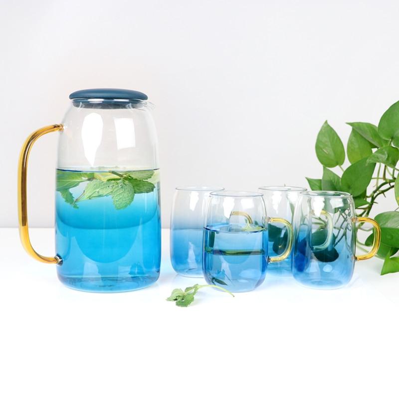 Azure Ombre Glass Pitcher Set | Skuggor