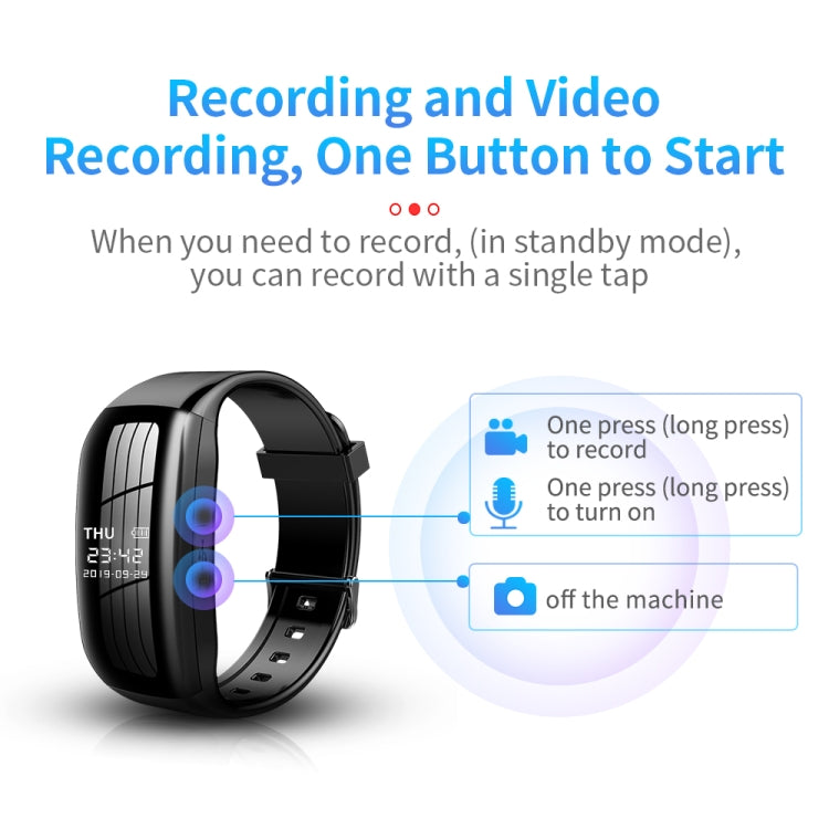 Skuggor Smart Watch Security Camera Recorder On Your Wrist