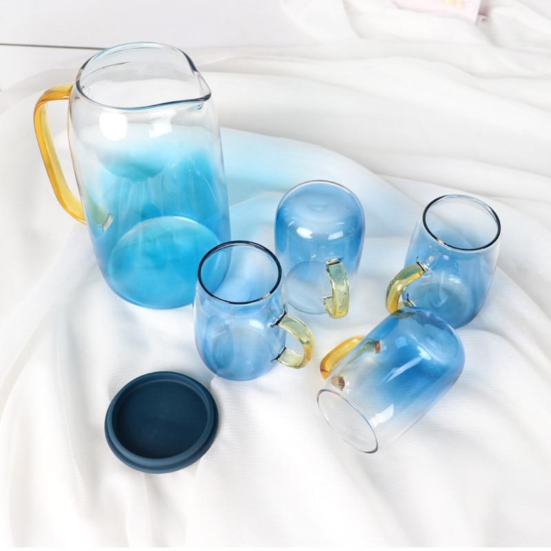 Azure Ombre Glass Pitcher Set | Skuggor