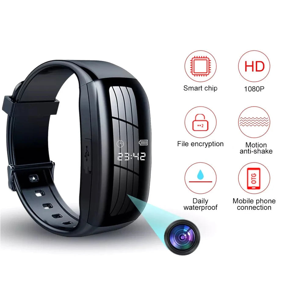 Skuggor Smart Watch Security Camera Recorder On Your Wrist