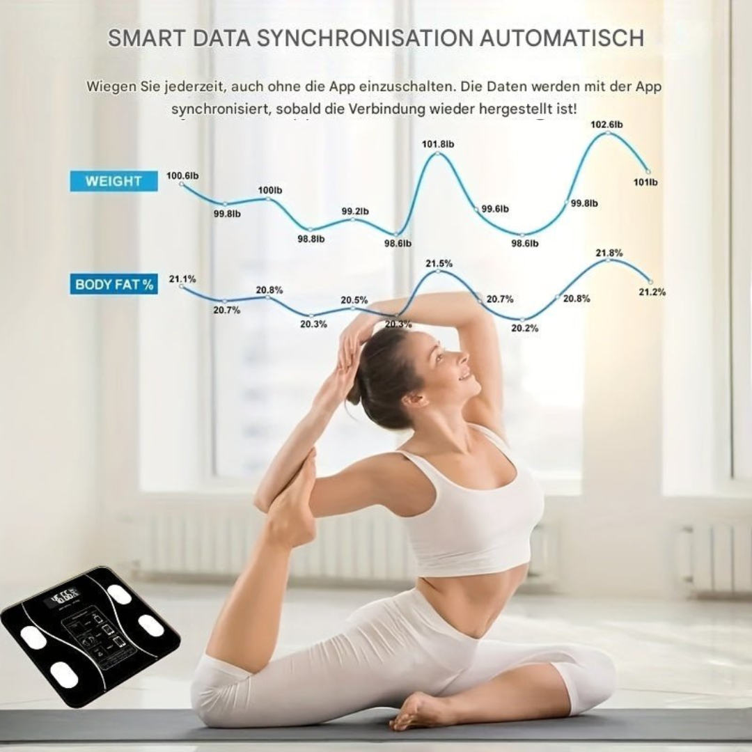 Skuggor Smart Scale With Body Analysis And App Sync AeroScale