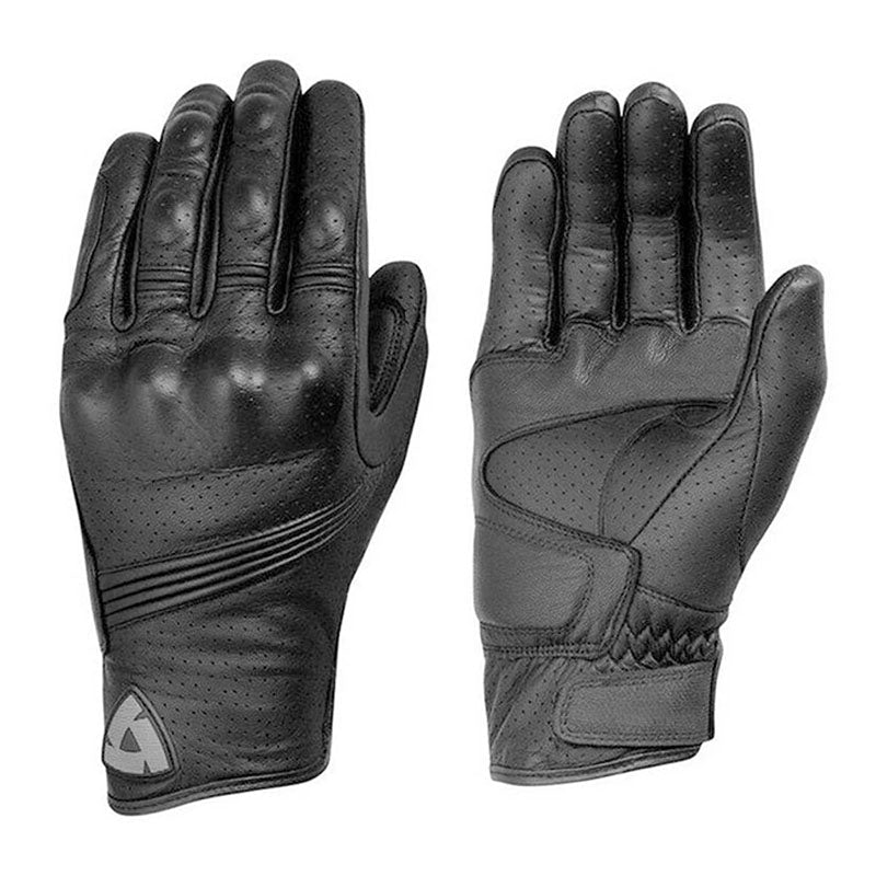 VeloGuard Leather Motorcycle Gloves, Touchscreen Compatible, Warm and Durable | Skuggor