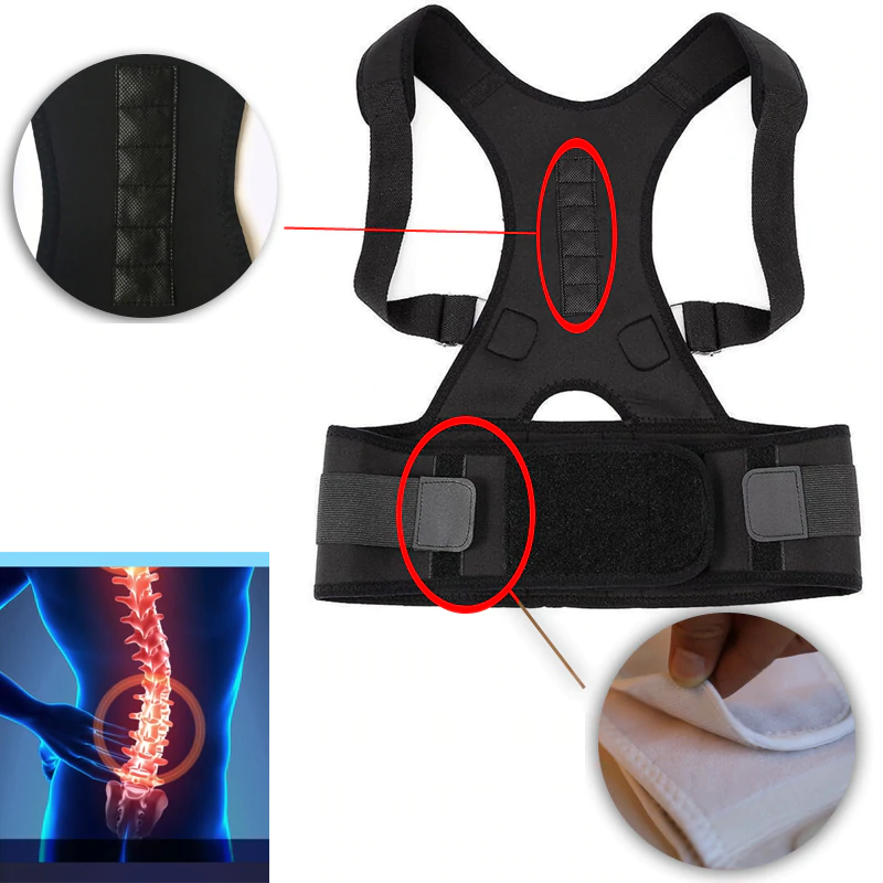 Skuggor Magnetic Backrest ZenPosture Back Support For Upright Posture