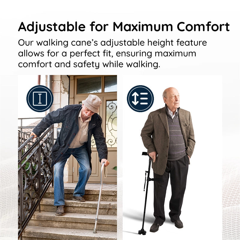 Skuggor Multi-Functional Foldable LED Walking Cane