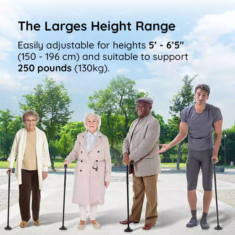 Skuggor Multi-Functional Foldable LED Walking Cane