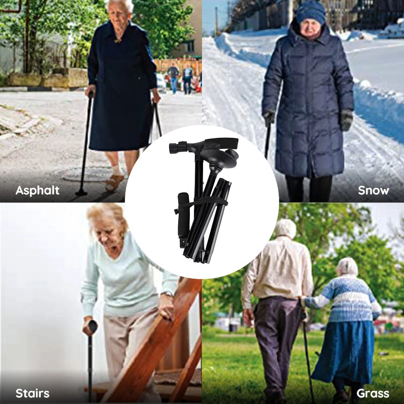 Skuggor Multi-Functional Foldable LED Walking Cane