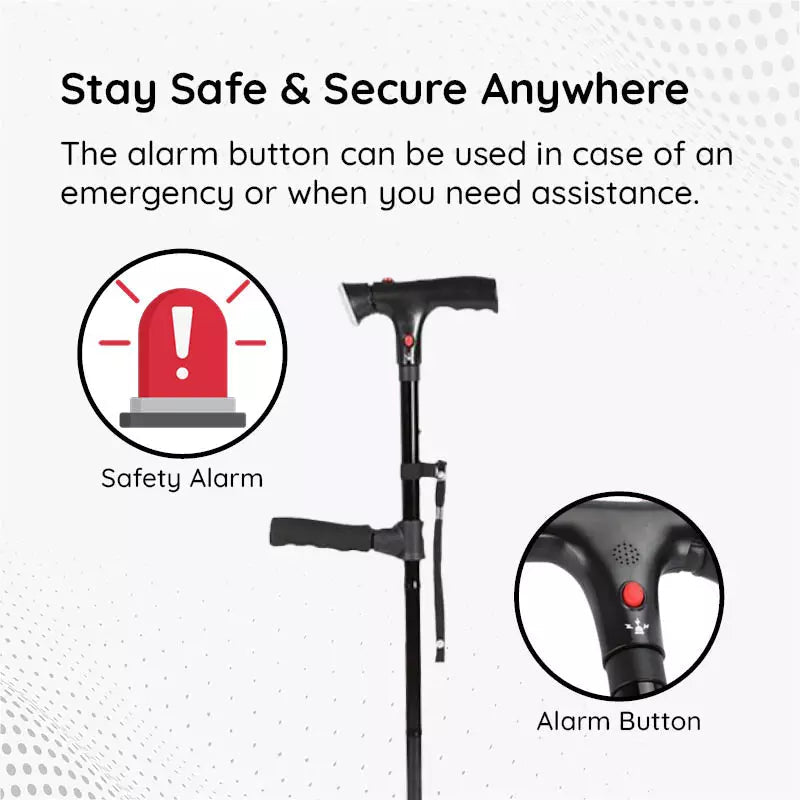 Skuggor Multi-Functional Foldable LED Walking Cane