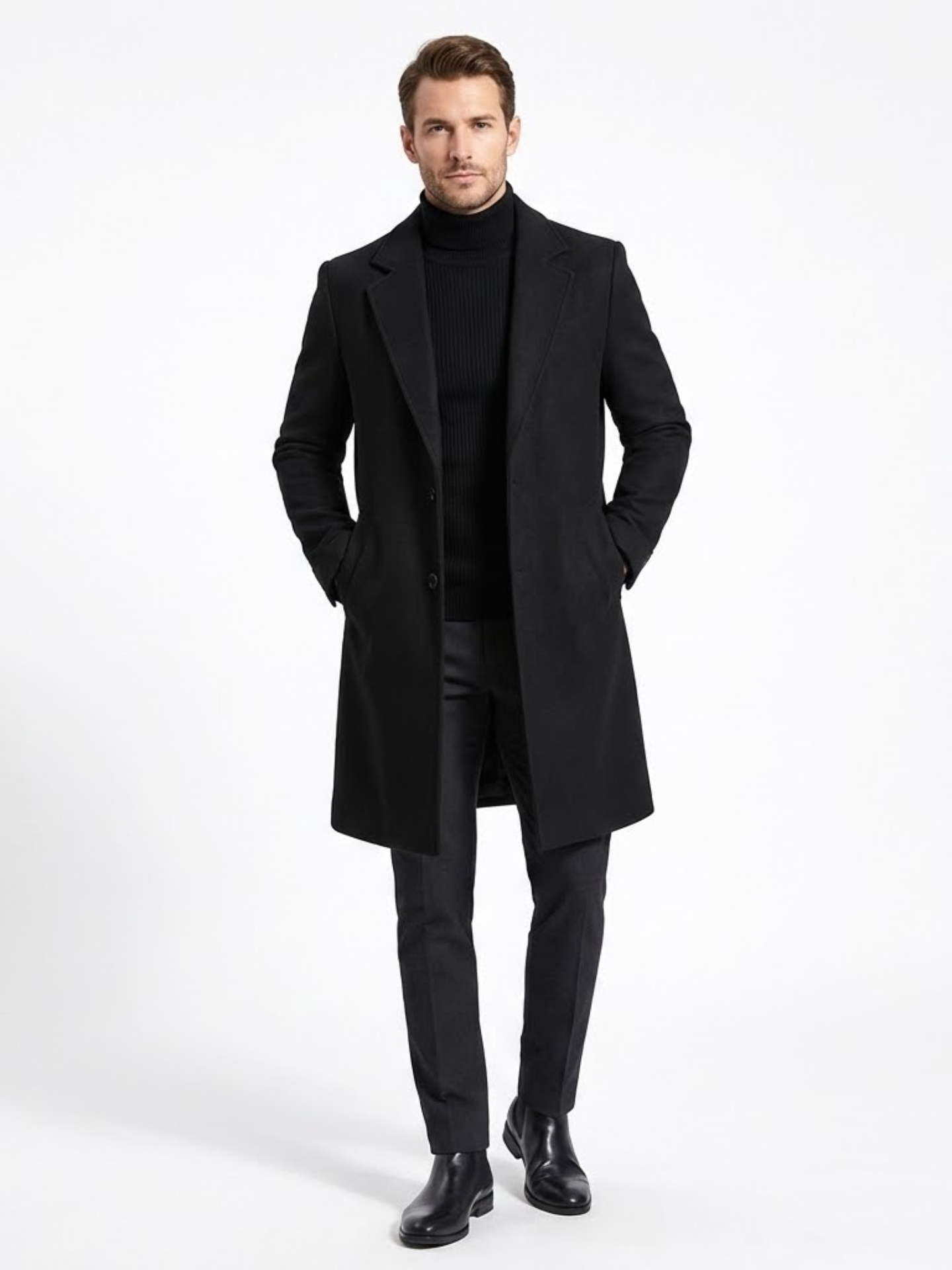 Men’s Langford Wool-Blend Coat