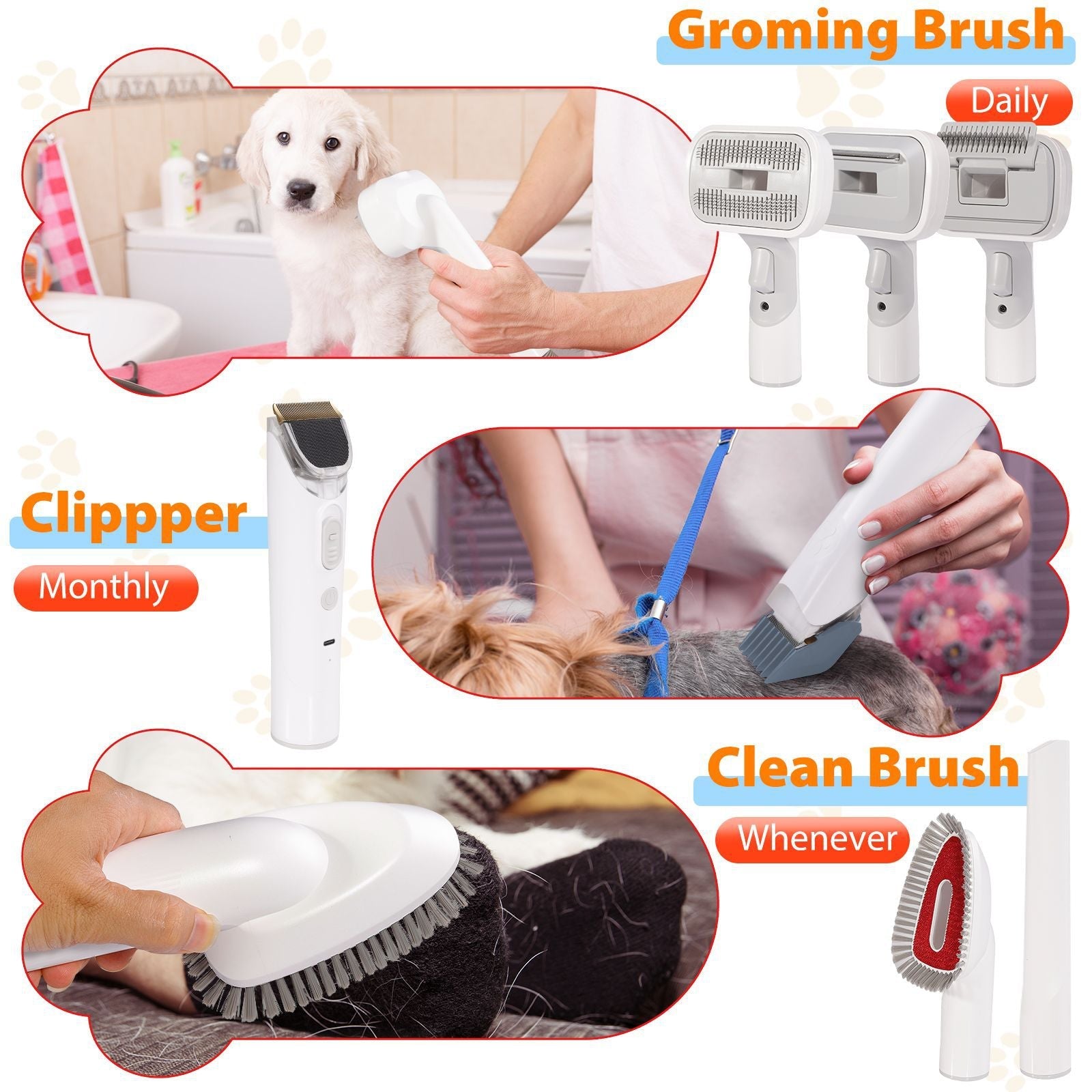WhisperGroom™ | Dog Grooming Vacuum Kit