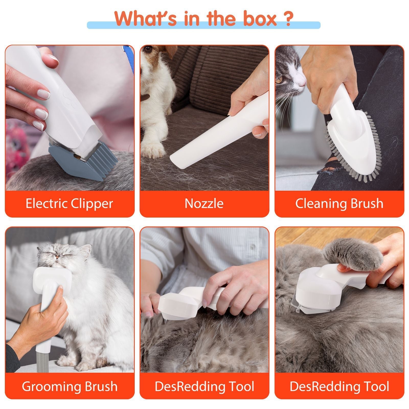 WhisperGroom™ | Dog Grooming Vacuum Kit