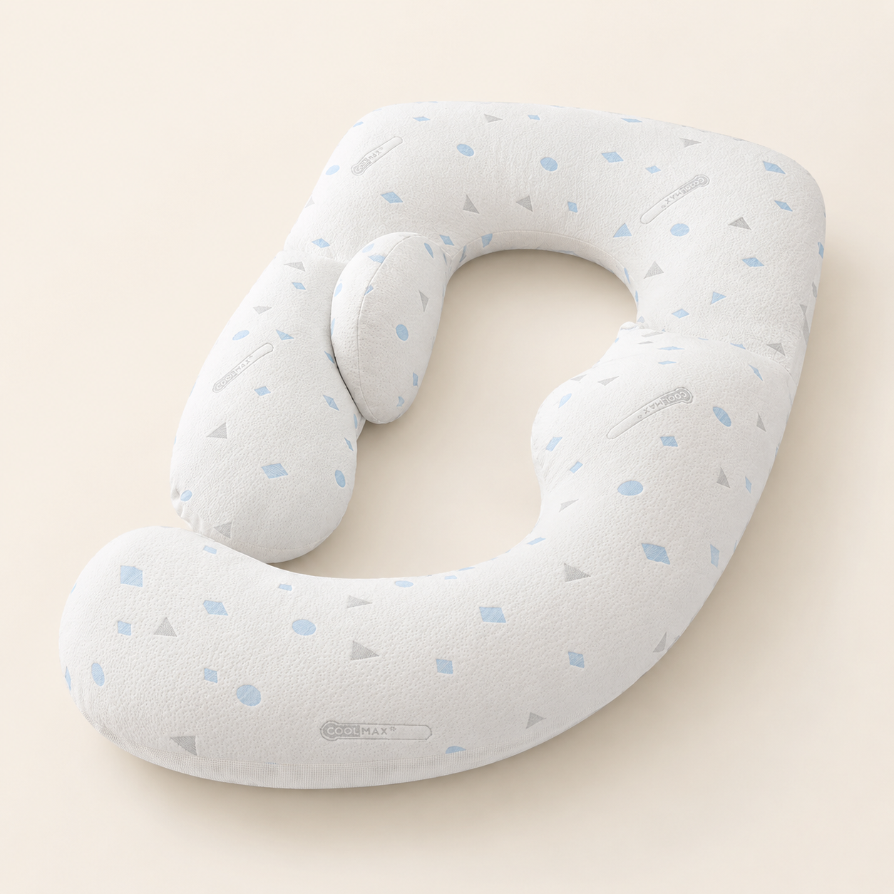 G-Shaped Pregnancy Pillow for Side Sleeping