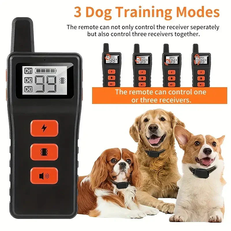 Skuggor Premium Waterproof Dog Training Collar With Remote
