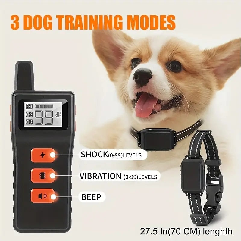 Skuggor Premium Waterproof Dog Training Collar With Remote