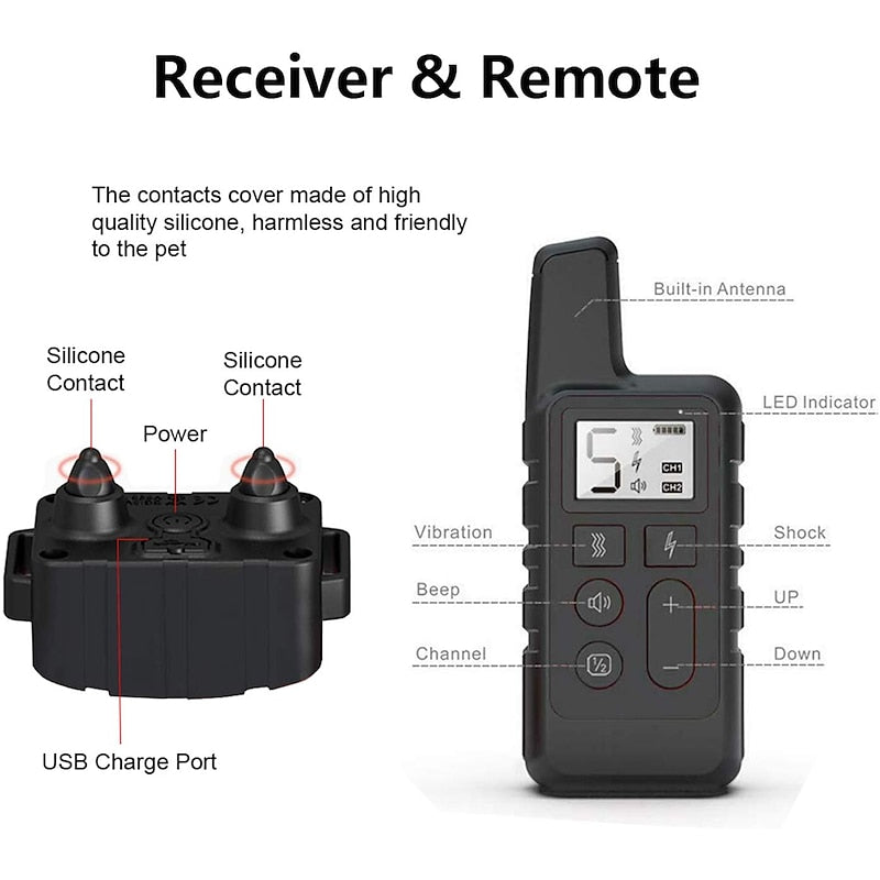 Skuggor ApexGuard AdvancedPro Rechargeable Waterproof Dog Training Collar