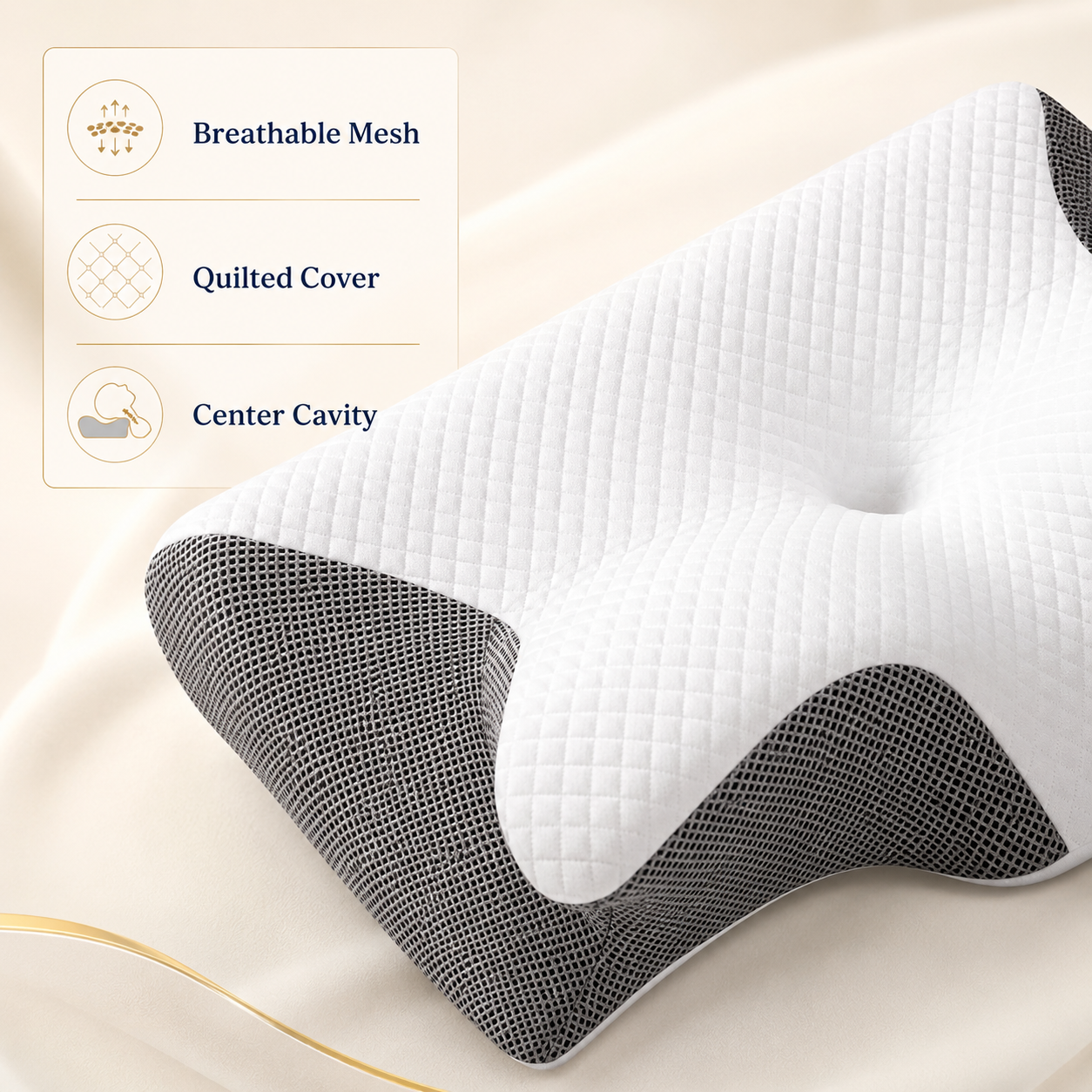 Skuggor 2-in-1 Ergonomic Memory Foam
