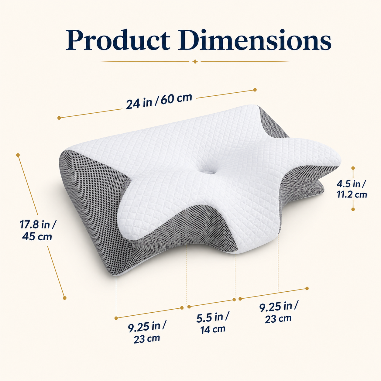 Skuggor 2-in-1 Ergonomic Memory Foam