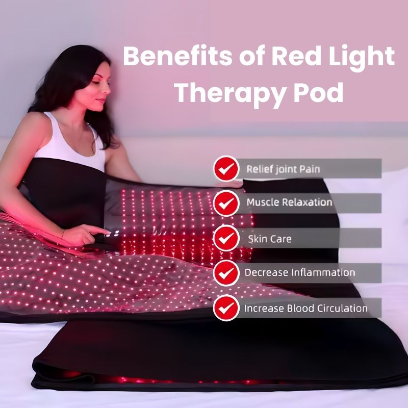 Skuggor Comprehensive Full Body Infrared And Red Light Therapy Bed