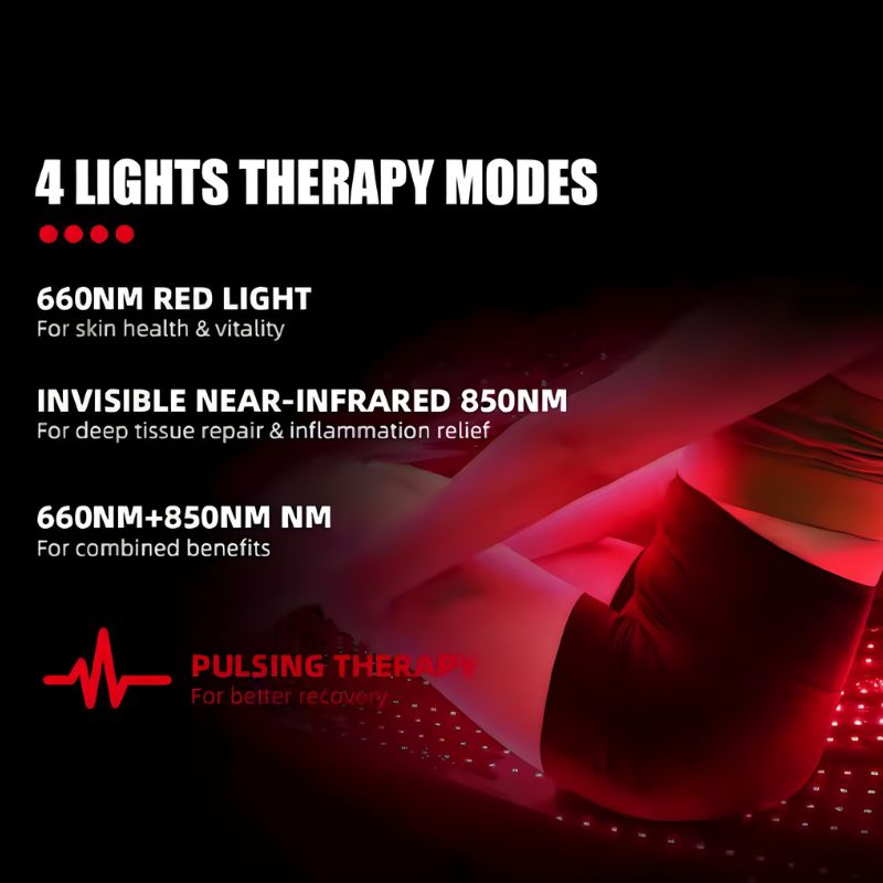 Skuggor Comprehensive Full Body Infrared And Red Light Therapy Bed