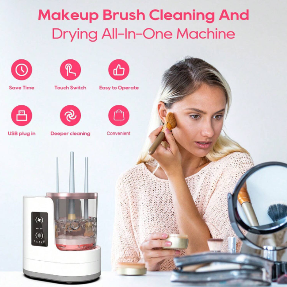 Skuggor Upgraded Rechargeable Electric Makeup Brush Cleaner