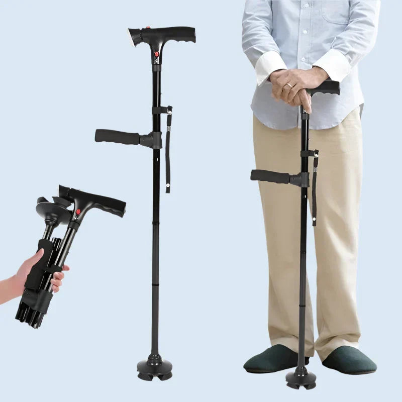 Skuggor Foldable Cane With LED Light For Confident Safe Walking