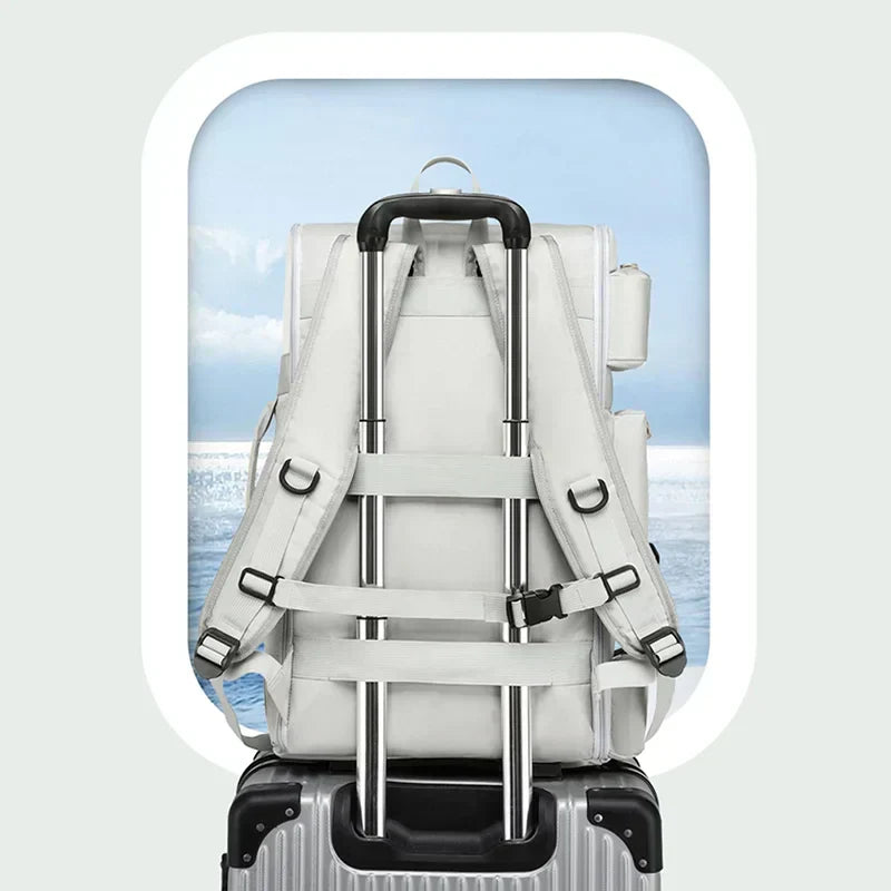 Skuggor Travel Backpack With Wet Dry Compartment And Large Capacity