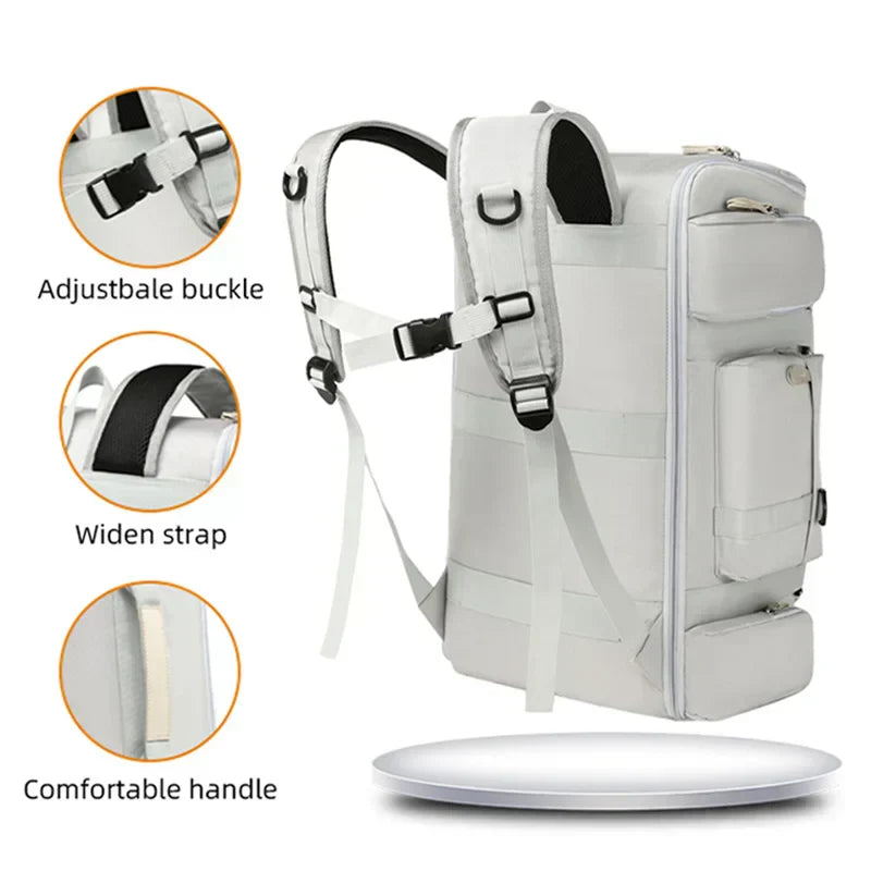 Skuggor Travel Backpack With Wet Dry Compartment And Large Capacity