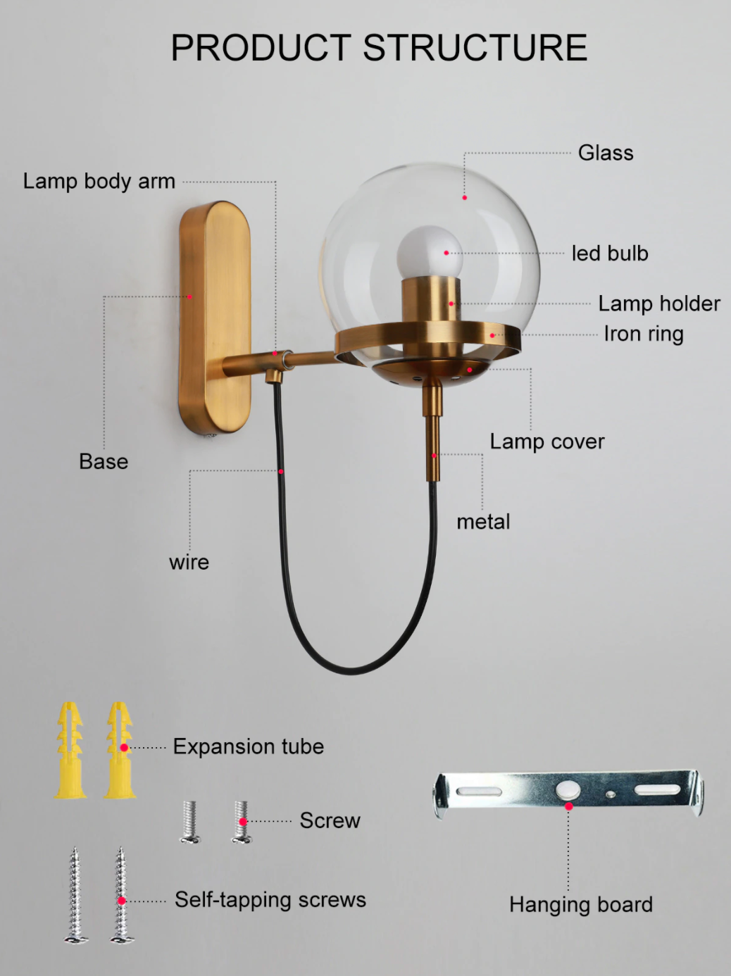 Alora Wall Sconce With Stand | Skuggor